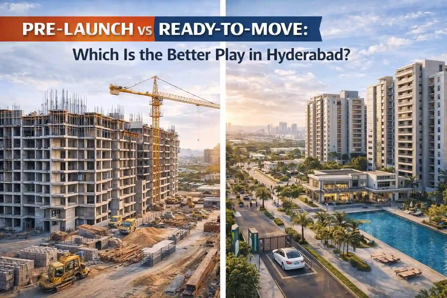 Pre-launch vs Ready-to-Move: Which Is the Better Play in Hyderabad?